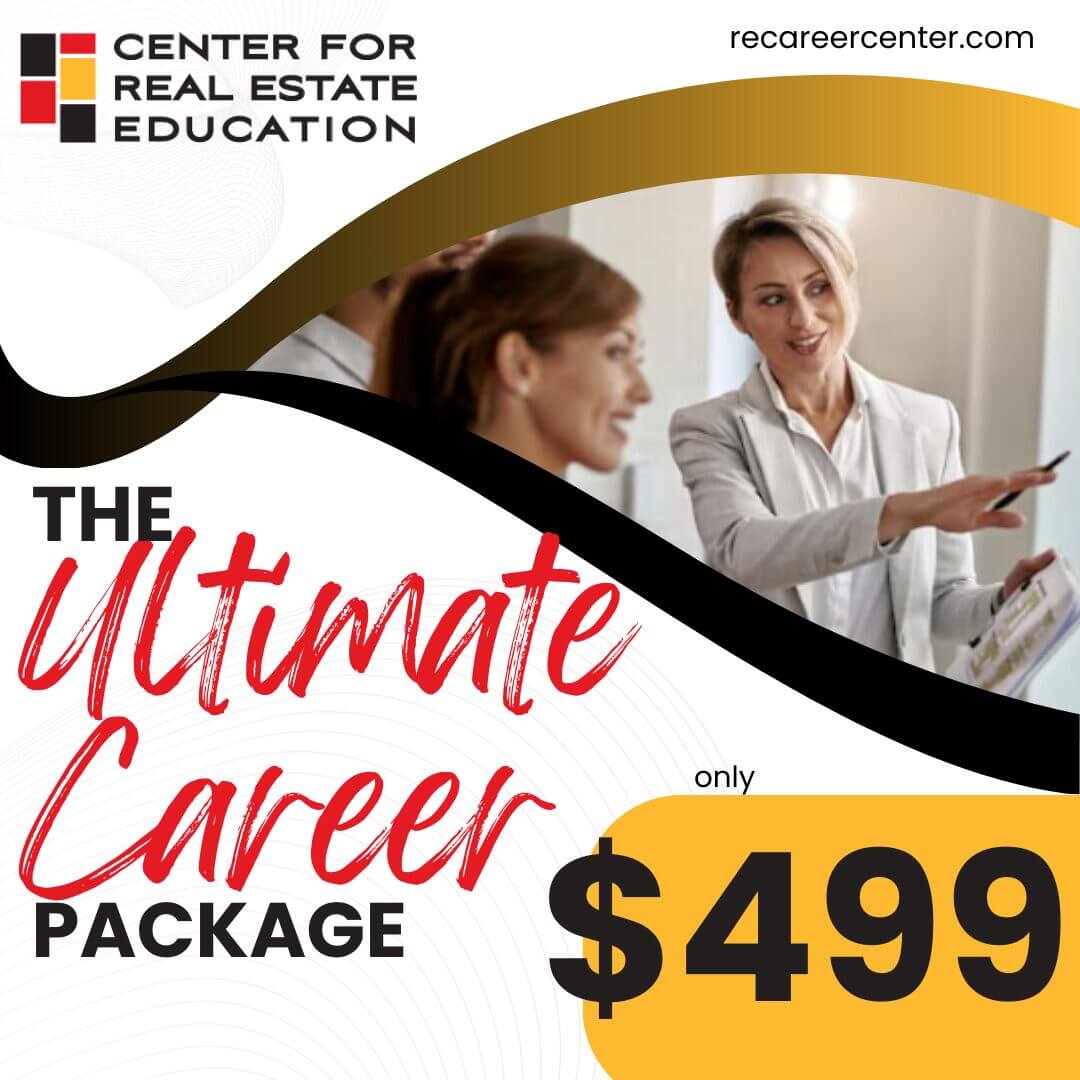 Ultimate Career Package for $499 by Center for Real Estate Education, featuring professional training seminar.