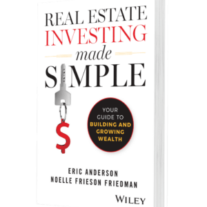 Real Estate Investing Made Simple book cover, guide to building wealth, best real estate investing books.